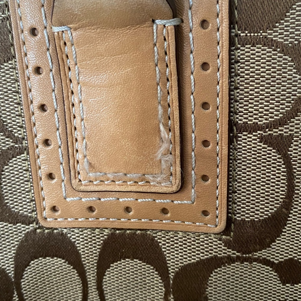 Authentic Monogram Coach Purse - Picture 5 of 6